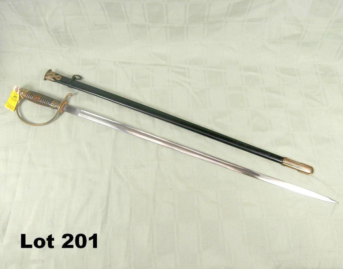German WWII Police Officers Sword SS Proof Marks: German WWII Police officers sword ss proof marks maker kreds. Solingen 35 1/2" long with scabbard