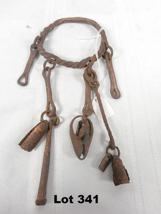 Steel Wire "Charm-Like" Bracelet: Steel wire "charm-like" bracelet with steel "charms"