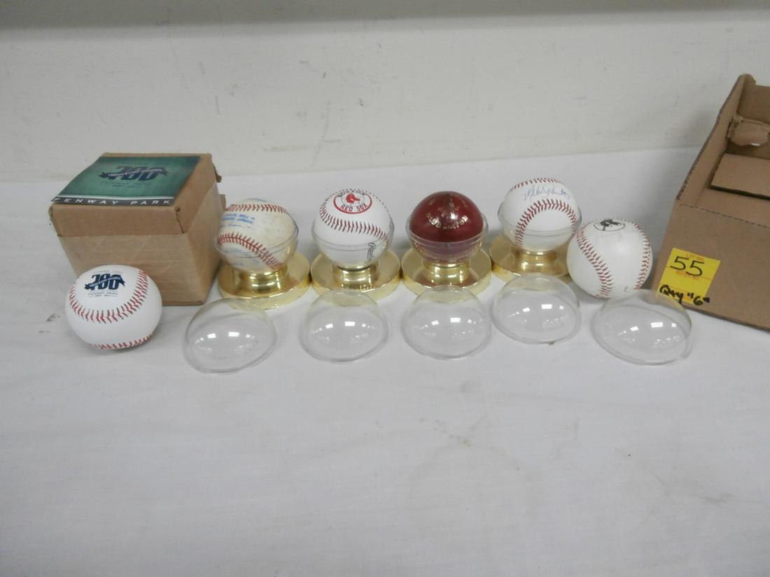 Baseball Lot: 6 Baseball's, Mike Schmidt signed ball, etc., please see images