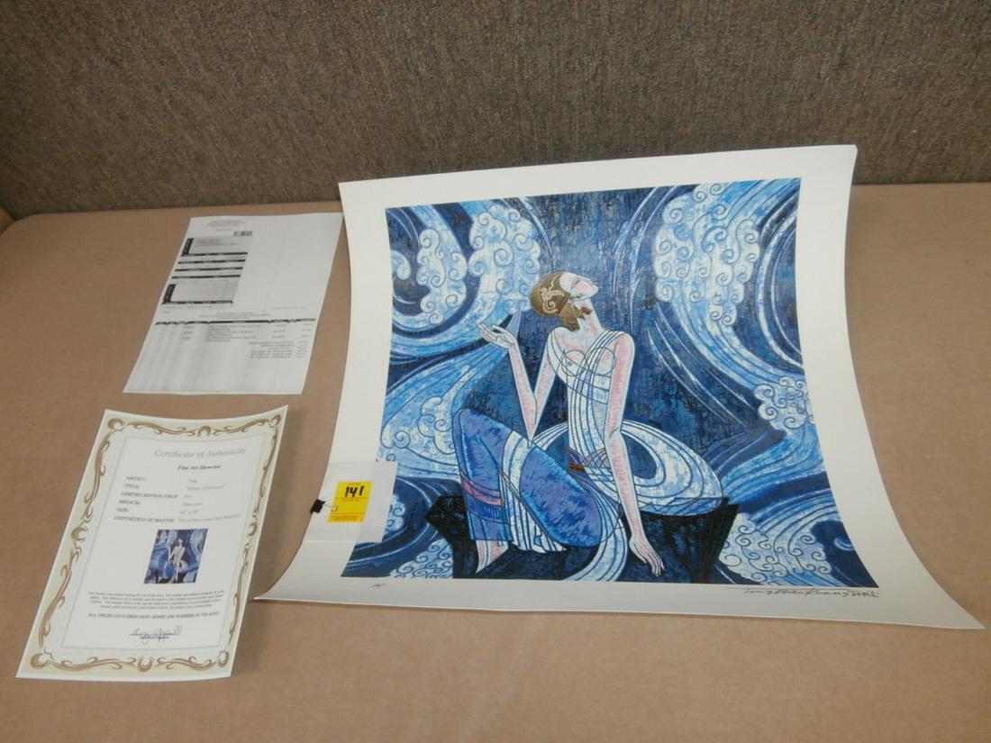 Ting: "Rhyme of Fountain" #A/P Orig. Purchase Price $561.00 Edge wear noted