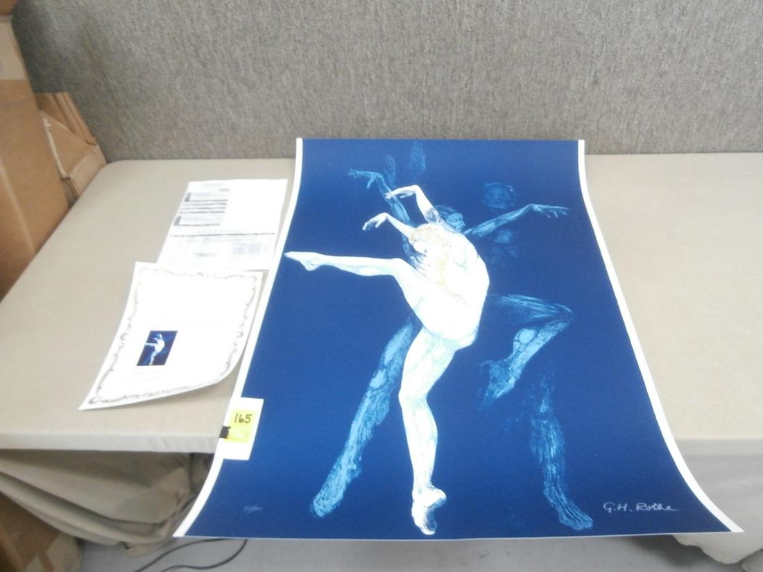 G. H. Rothe: "Dance Bejart I" Original Purchase Price $549 24" x 33 1/4" with COA