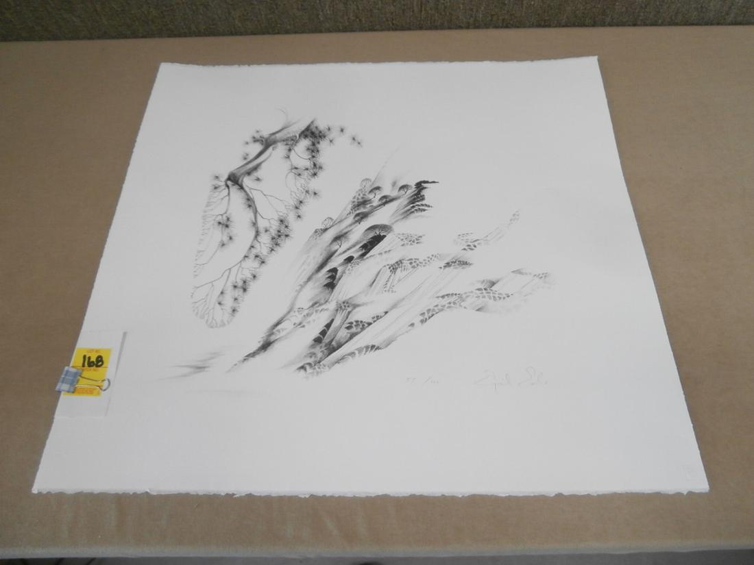 Eyvind Earle: S/N #57/100 24 1/4x22.5 inches no COA