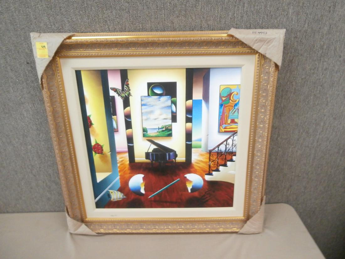 Ferjo: "Calm Waters" Original Oil Orig. Purchase Price $1795.00 33 3/4x33 3/4