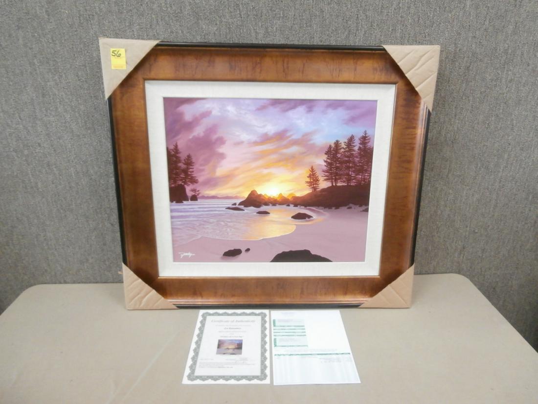 Jon Rattenbury: "Promise of A New Day" Orig. Purchase Price $2600.00 35 1/4x31 1/4 inches