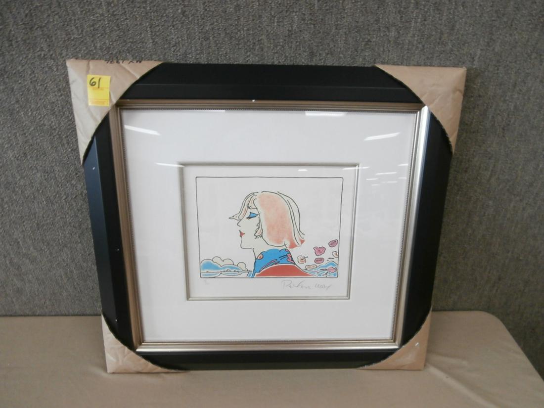 Peter Max: "The Young Prince" Lmt. Ed Lithograph #19/300 Orig. Purchase Price $900.00 27 1/4x25 inches