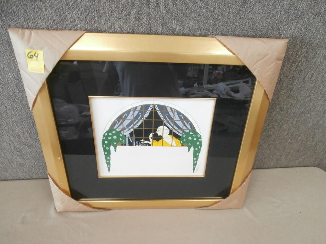 Erte: "La Toilette" #19/50 Orig. Purchase Price $110.00 25x22.5 inches