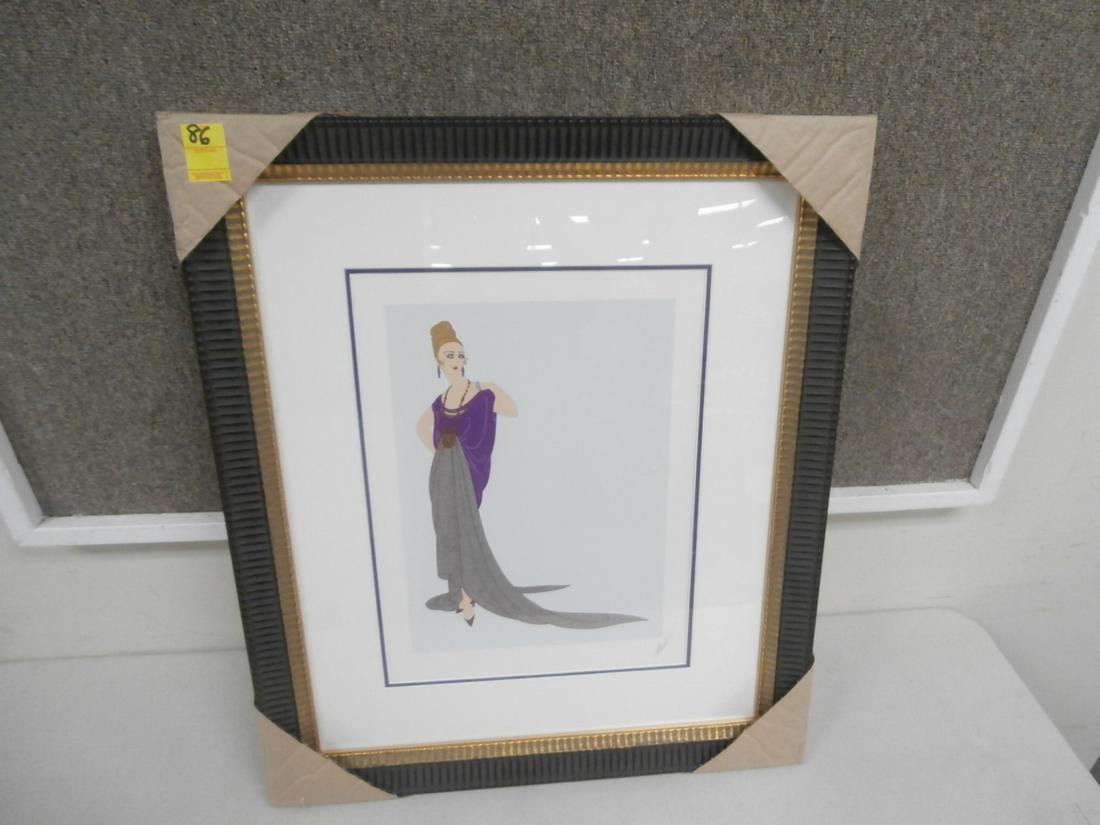 Erte: "At the Ball" Silkscreen #289/300 Orig. Purchase Price $1100.00 26 1/4x32 inches