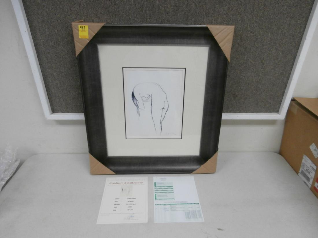 Eyvind Earle: Woman" Original purchase price $1500.00 26"x29