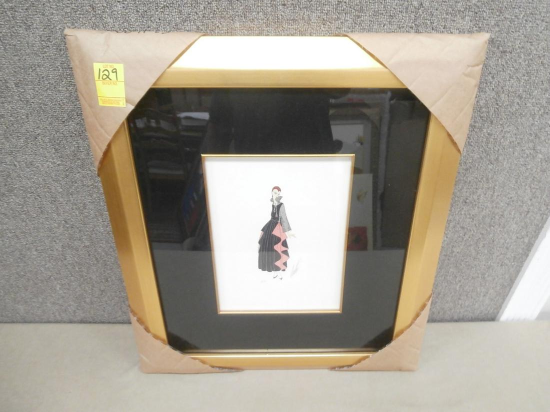 Erte: "Wette" Signed Artist Proof, 20 1/4 x 23 1/4 inches