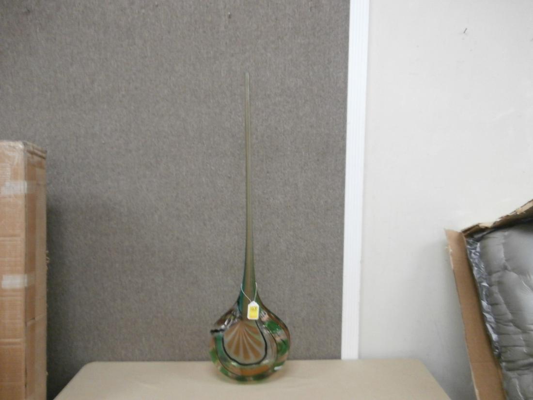 Afro Celotto: "Rietto" Signed Handmade Glass Sculpture Orig. Purchase Price $4100.00 49 inches tall w/COA