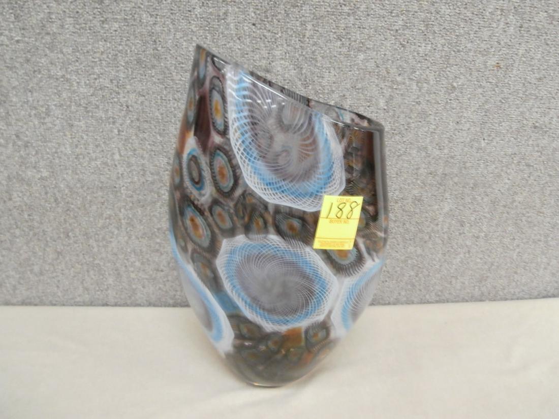 Afro Celotto: "Sfidante" Handmade Glass Sculpture Orig. Purchase Price $3000.00 w/COA 16 inches tall