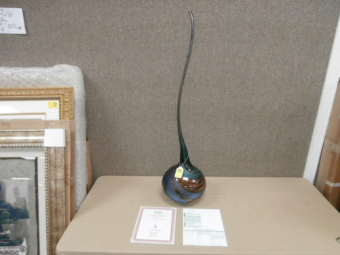 Afro Celotto: "Sommo" Signed Handmade Glass Sculpture Orig. Purchase Price $3200.00 43 inches tall