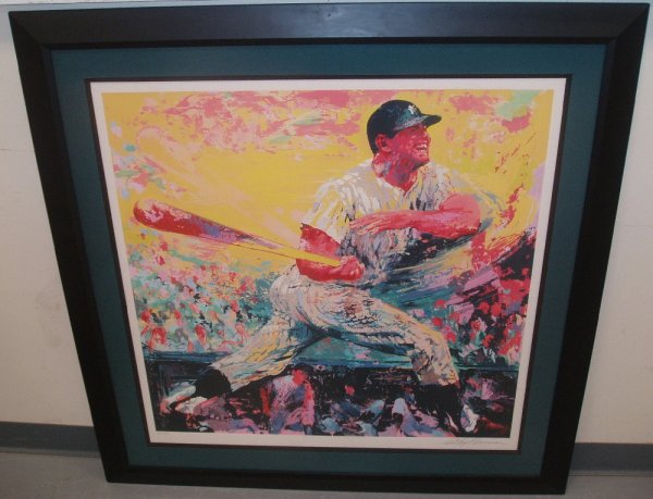 LeRoy Neiman Mickey Mantle Serigraph AP 37 of 70