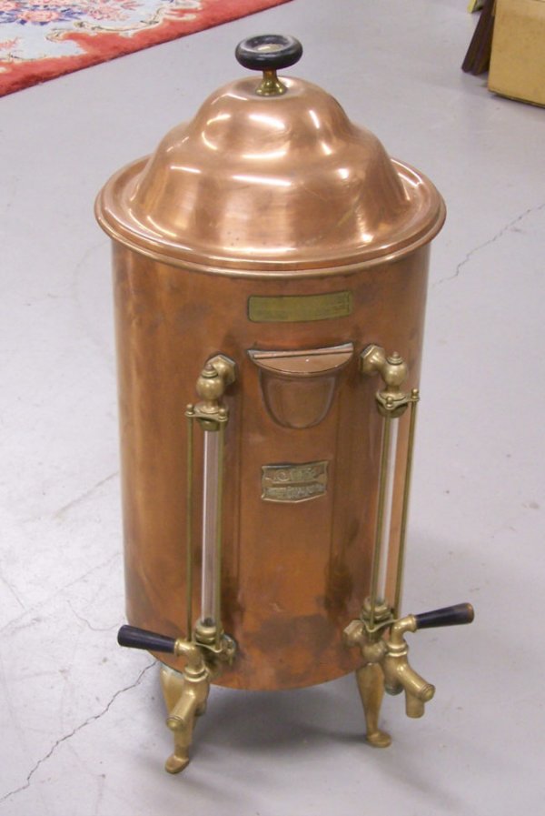 Large Chamco copper coffee urn - Jan 04 