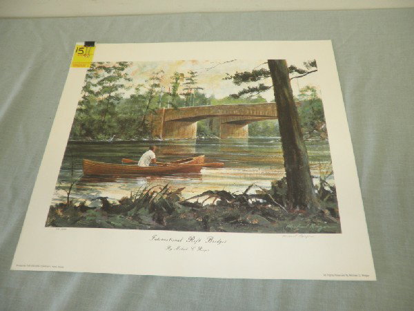 International Rift Bridge 67 / 500: Micheal Ringer No Wildlife Unframed