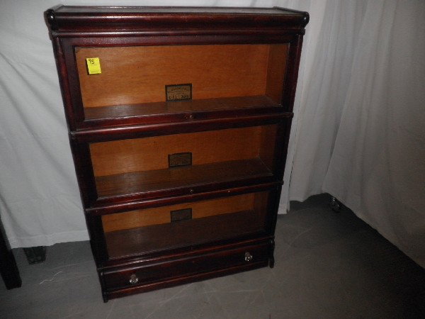 Globe-Wernicke Barrister Bookcase: Globe-Wernicke Barrister Bookcase - 3 section with lower drawer