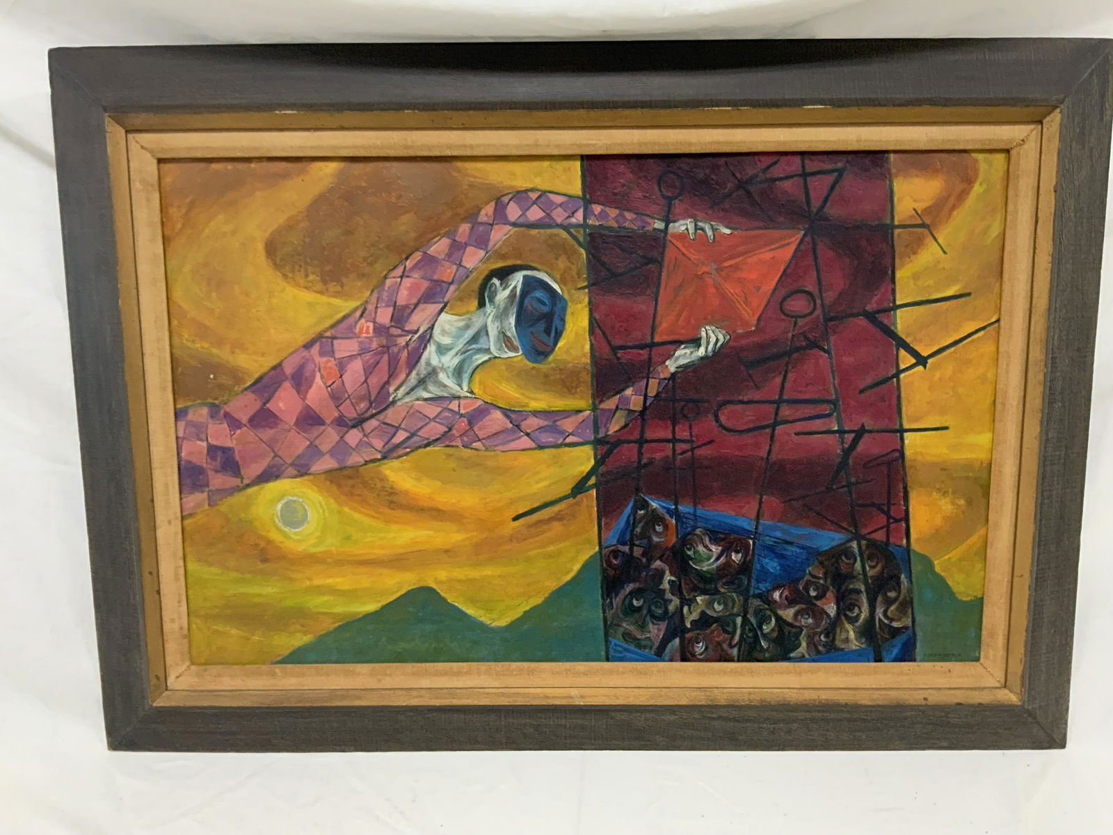 Harry Sternberg Oil On Canvas (1 of 6)