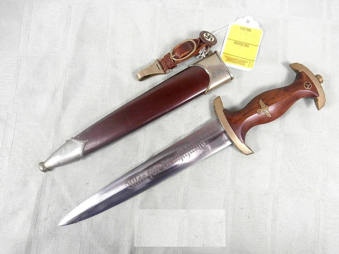 German Wwii Sa Dagger Engraved (1 of 7)