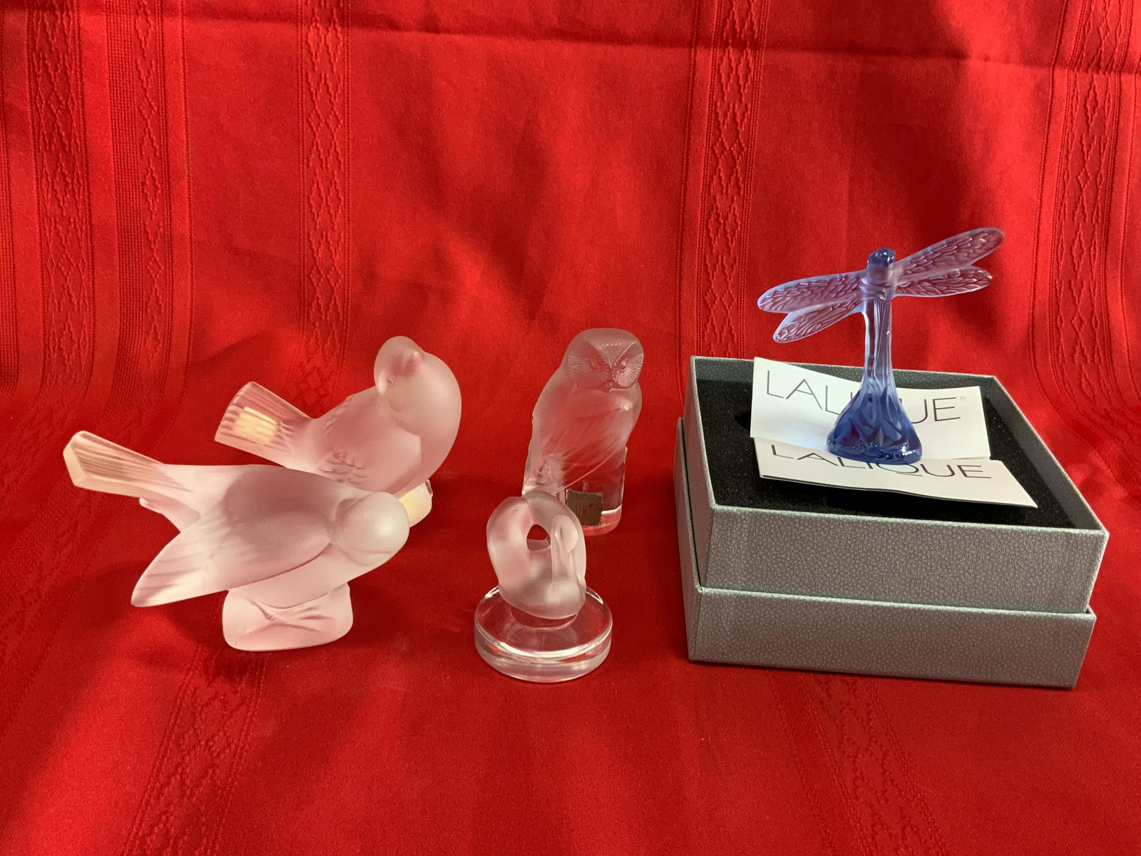 5 Piece Lalique Figures (1 of 4)