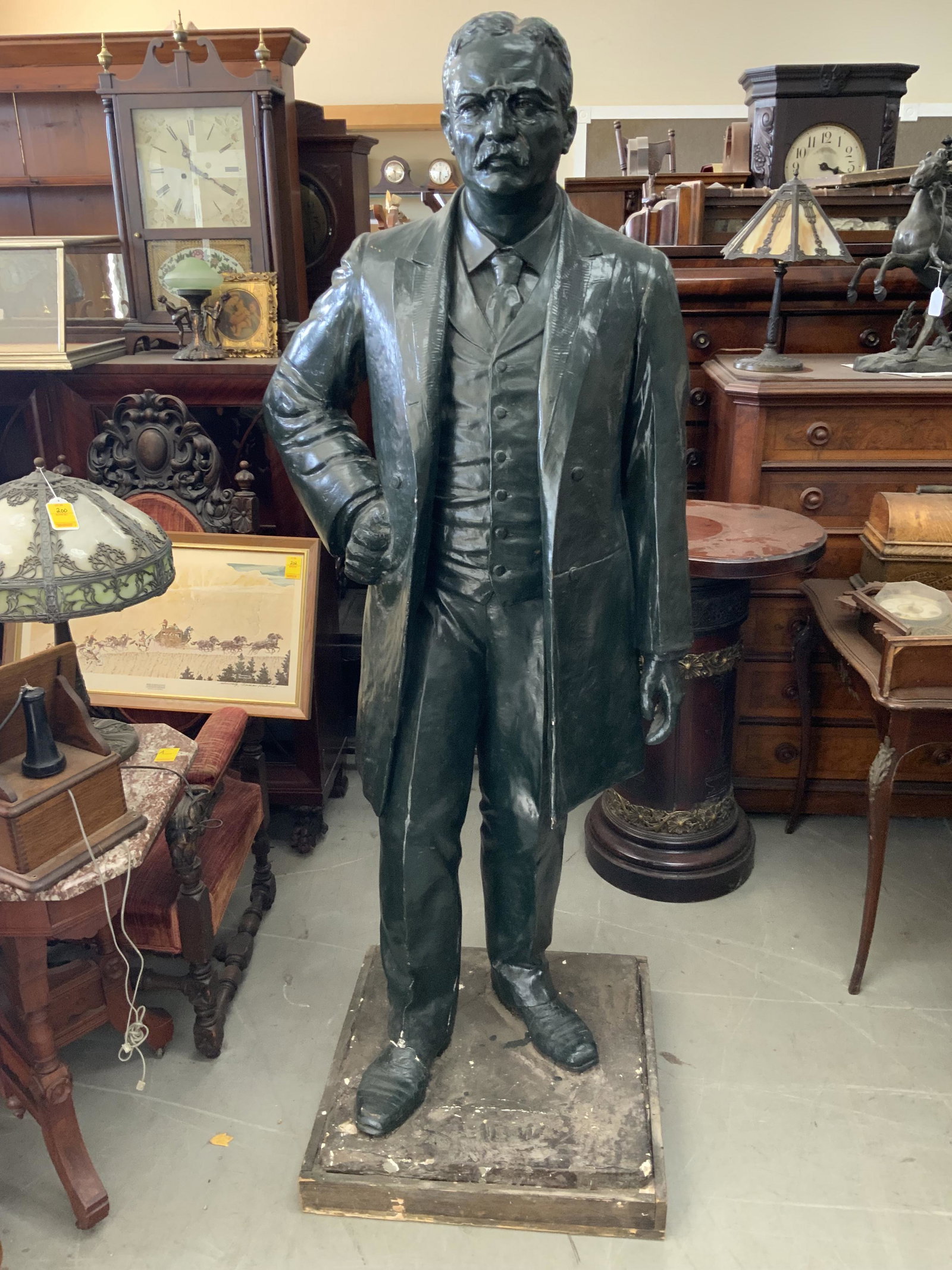 Life Size Plaster Sculpture Of Fdr. (1 of 10)