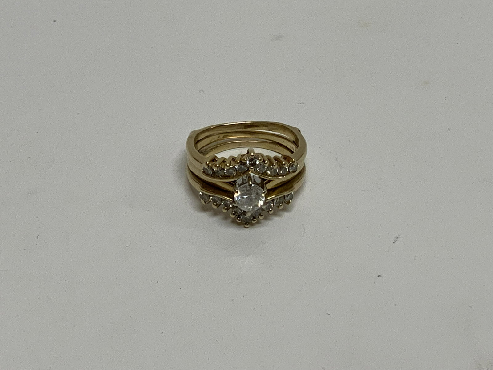 14K .50ct Diamond Ring with a .36cts Jacket (1 of 6)