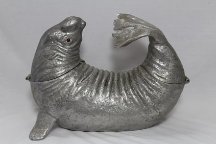 Arthur Court Monumental Sea Lion Champagne/Ice Bucket
