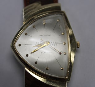 14kt Gold Hamilton Ventura Men's Watch