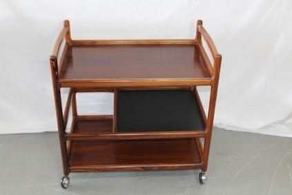 Silkeborg Danish Bar Cart Designed by Johannes Anderson