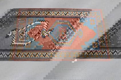 Small High-End Room Size Handwoven Turkish Rug