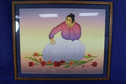 1990 Signed R. C. Gorman "Wild Flowers" Printers Proof #6