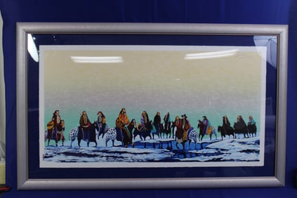 Signed Biss "Turn of The Century/Indians New Hats and Old Hats" Artist Proof