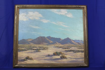 1939 Signed John William Hilton Desert Landscape*