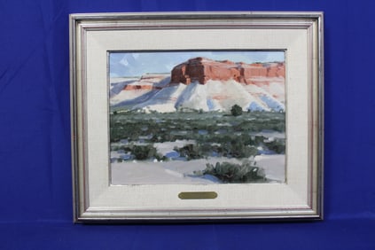 1987 Signed Fred Fellows "Kanab Utah" Landscape