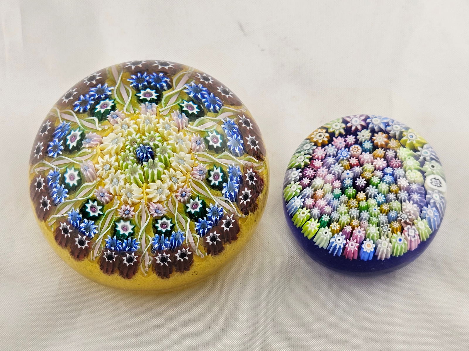 Two Perthshire Millefiori Paperweights (1 of 12)