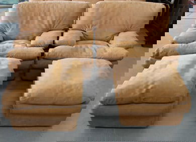 Roche Bobois 4pc set with Two Chairs and a Ottoman