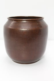 Dirk Van Erp Signed Hammered Copper Vase