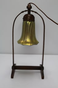 Aurora Studios Michael Adams Handcraft Desk Lamp Signed