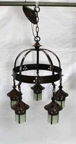 Aurora Studios Michael Adams Handcraft Five Drop Hanging Fixture