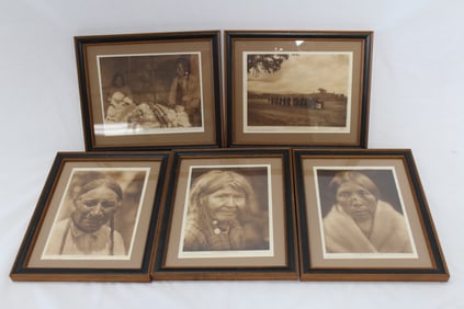 Five Edward Curtis Photographs