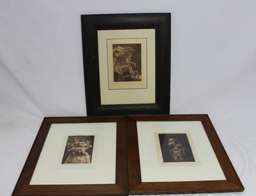 Three Edward Curtis Photographs