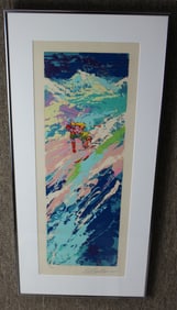 LeRoy Neiman "Downhill Skier" Signed and Numbered Serigraph 1974
