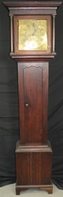 William Burton Kendal 19th Century Oak Tall Case Clock