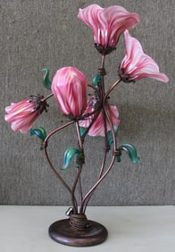 John Cook Studios Lotus Lamp 2001 Number 60 of 150