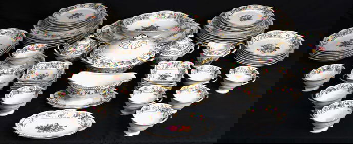Bavaria Dresden Flowers 72 Piece China Set