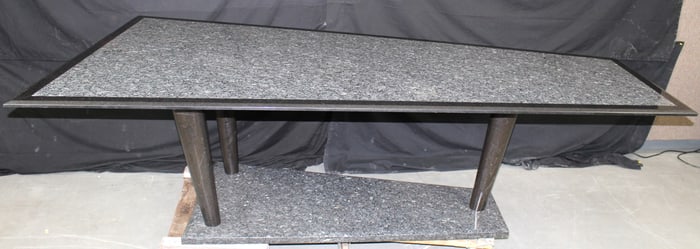 Spectacular Granite Trapezoid Dining Table
