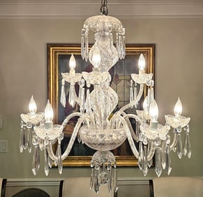 Waterford 9 Arm Cranmore Crystal Chandelier