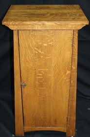 Mission Oak Single Door Cabinet