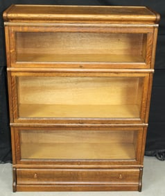 Macey Barrister Sectional Oak Bookcase