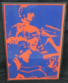 The Beatles 1966 Lithograph Proof Signed by Artist Robert Stanley