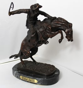 Bronco Buster Statue by Frederic Remington
